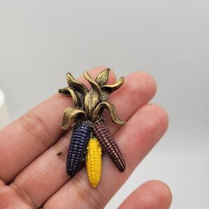 Elegant Multicolor Corn Pin